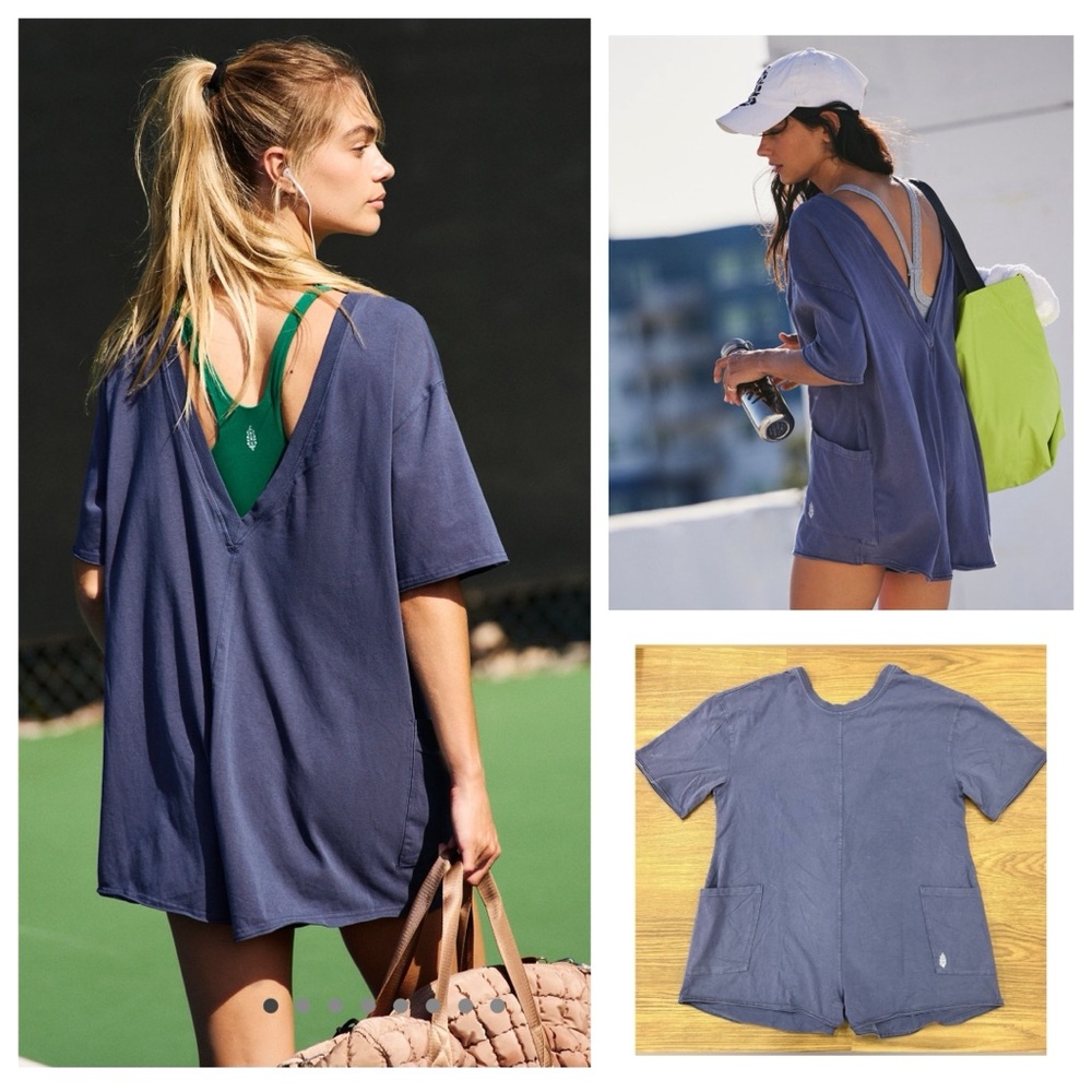 NEW Free People Hot Shot Tee Romper!